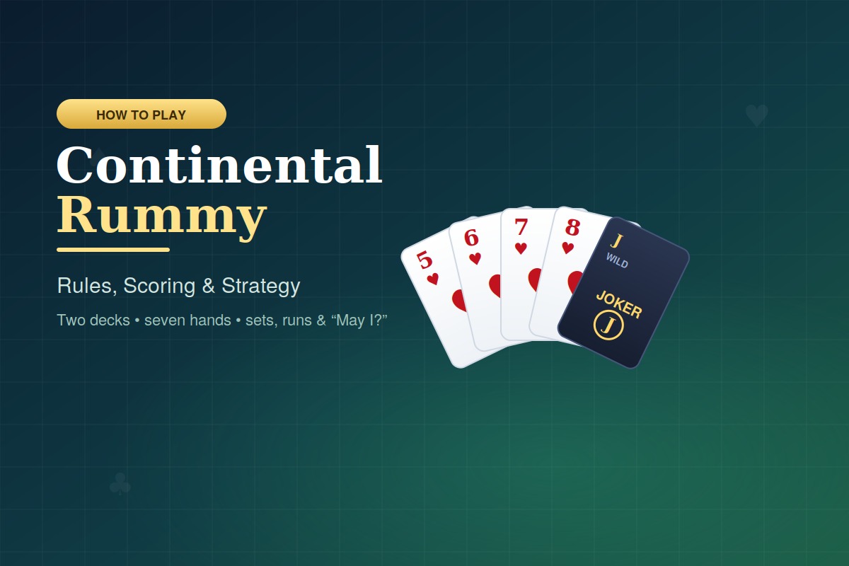 How to Play Continental Rummy: Rules, Scoring & Strategy