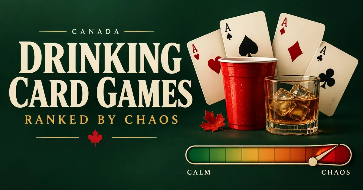 Best Drinking Card Games to Play in Canada (Ranked by Chaos)