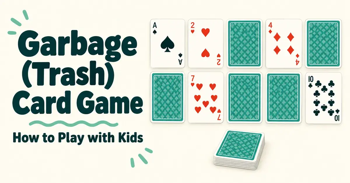 Garbage (Trash) Card Game Rules: How to Play with Kids